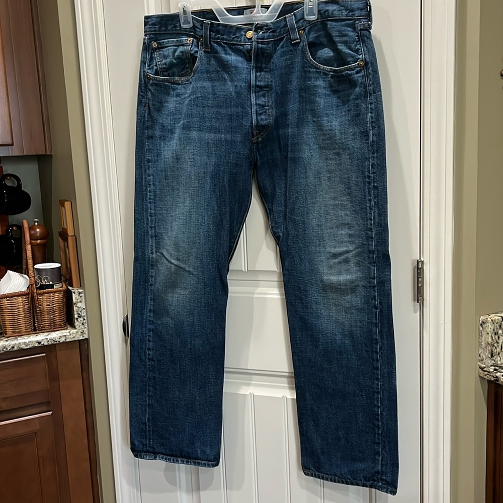 Levi’s 501 Medium Blue Denim Jeans Men’s W 38 L 30